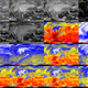 Este conjunto de 16 imágenes muestra el sistema de tormentas que ocasionó ventiscas heladas en Norteamérica el pasado 15 de enero. Imagen: NOAA/NASA.